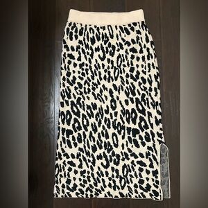 Leopard Print Women's Skirt